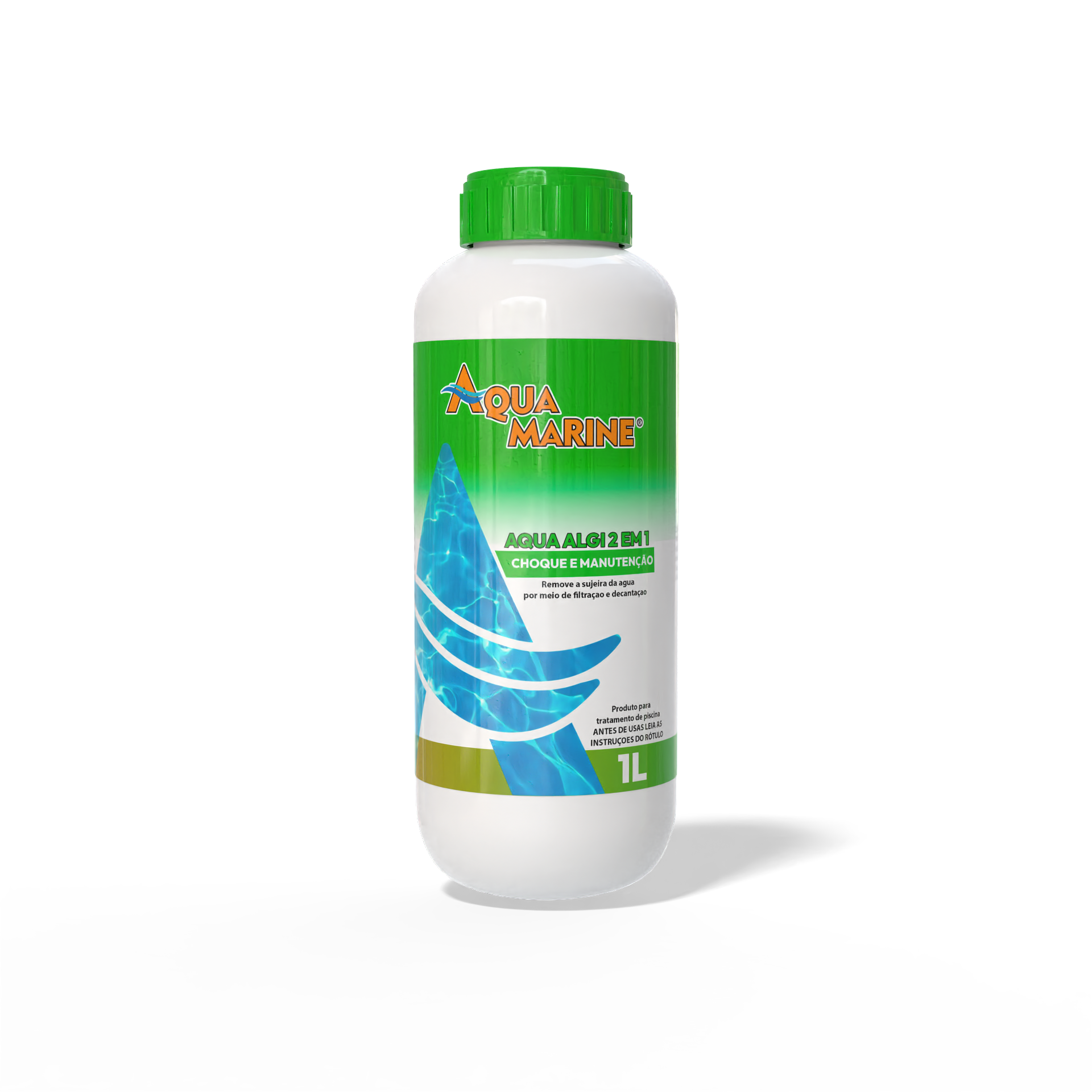 Algicida (Aqua Algi 2 em 1) 1L - Aqua Marine
